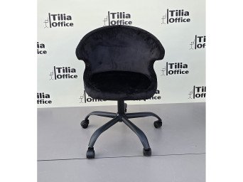 Coket Çalışma Koltuğu Siyah Yonca Ayak Siyah